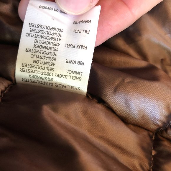 Calvin Klein Winter Puffer Insulated Warm Parka Jacket Coat - Picture 4 of 6